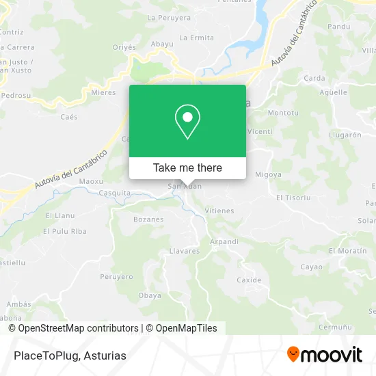 PlaceToPlug map