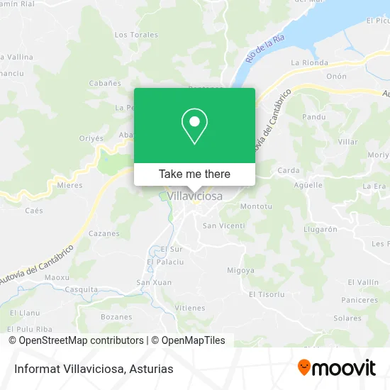 Informat Villaviciosa map