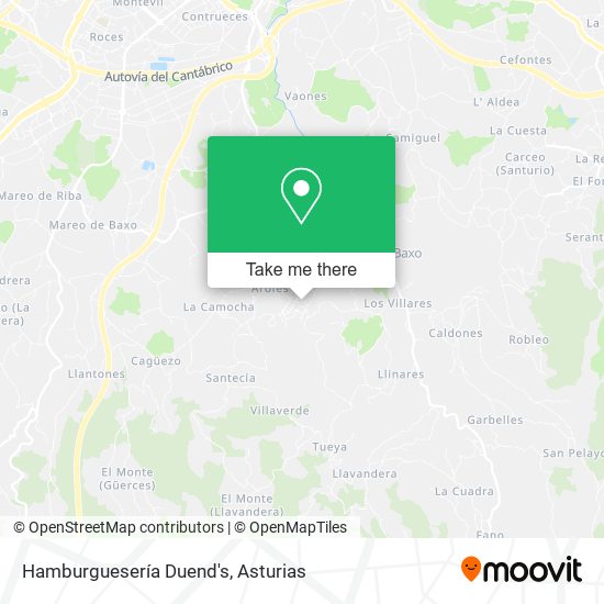 Hamburguesería Duend's map