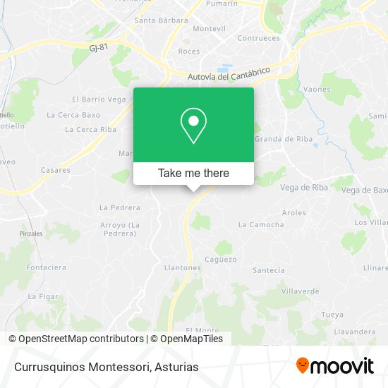 Currusquinos Montessori map