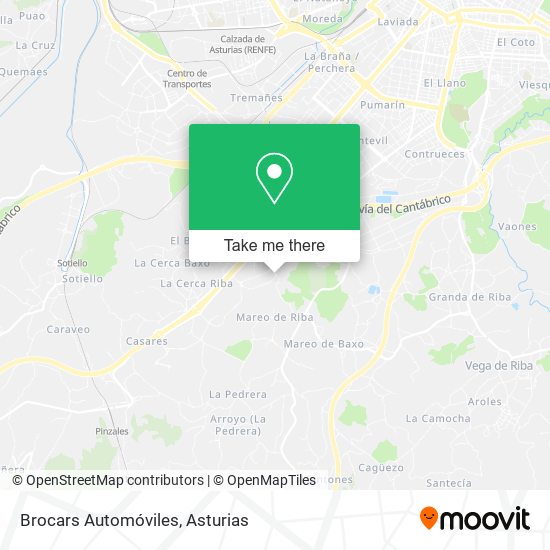 Brocars Automóviles map