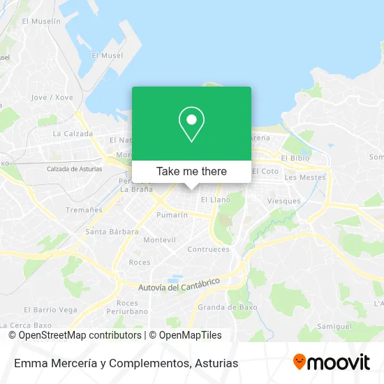 Emma Mercería y Complementos map