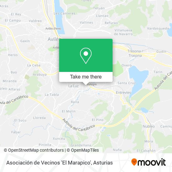 Asociación de Vecinos 'El Marapico' map