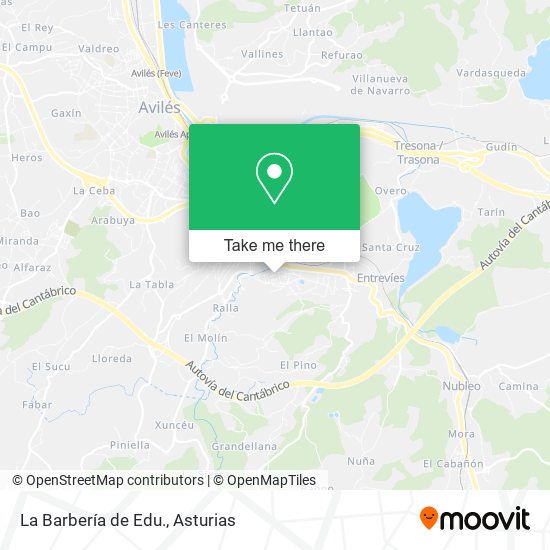 La Barbería de Edu. map