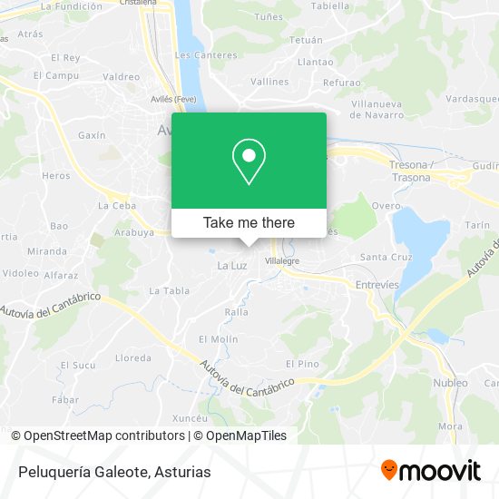 Peluquería Galeote map