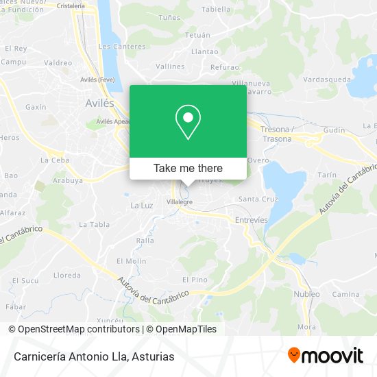 Carnicería Antonio Lla map