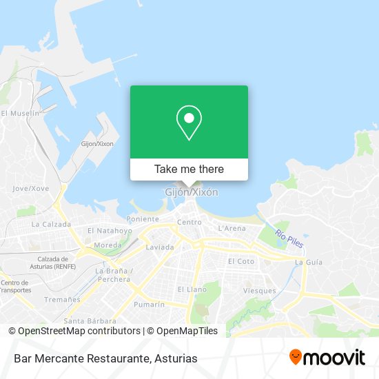 mapa Bar Mercante Restaurante