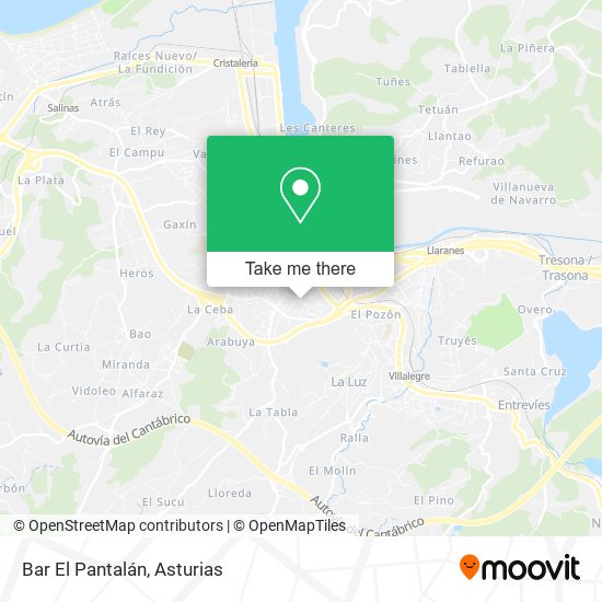 Bar El Pantalán map