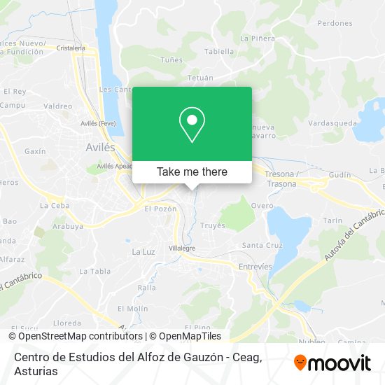 Centro de Estudios del Alfoz de Gauzón - Ceag map