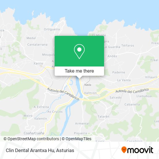 Clin Dental Arantxa Hu map