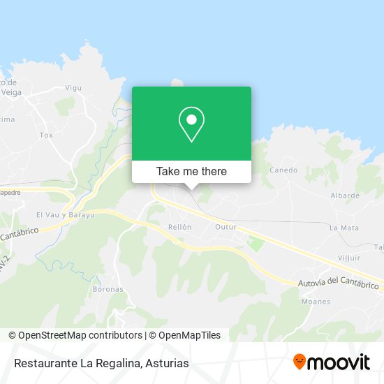 Restaurante La Regalina map