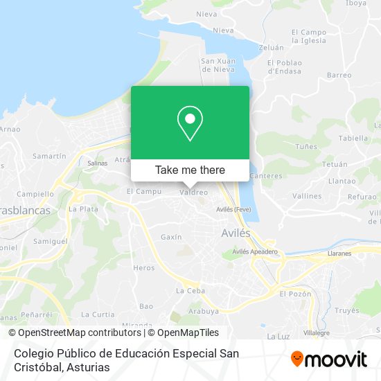 Colegio Público de Educación Especial San Cristóbal map