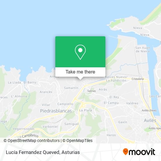 Lucía Fernandez Queved map