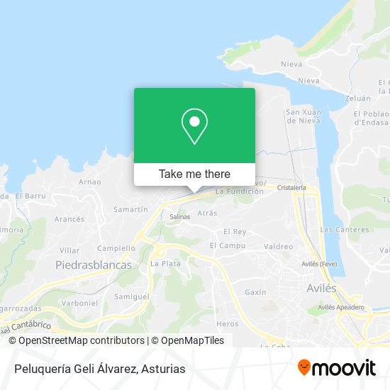 Peluquería Geli Álvarez map