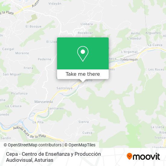 Cepa - Centro de Enseñanza y Producción Audiovisual map
