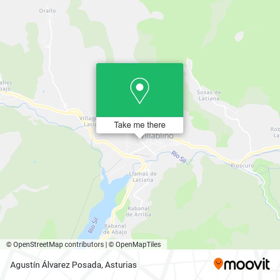 Agustín Álvarez Posada map