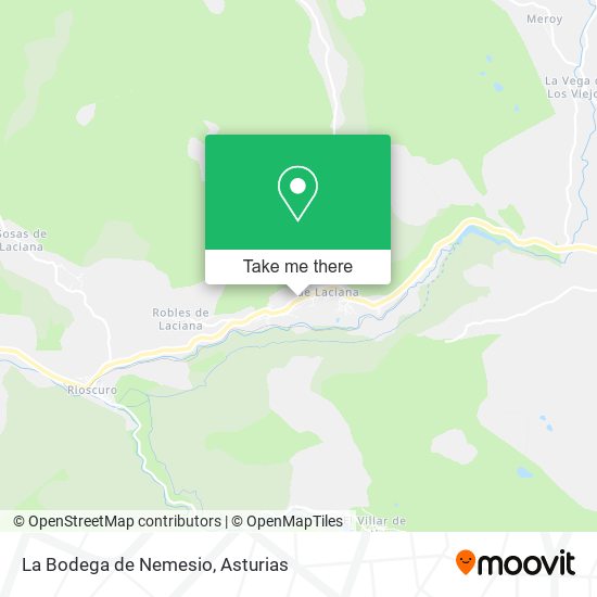 mapa La Bodega de Nemesio