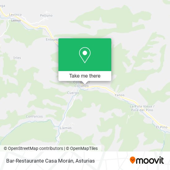 Bar-Restaurante Casa Morán map