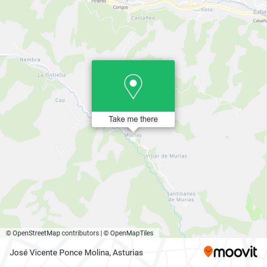 José Vicente Ponce Molina map