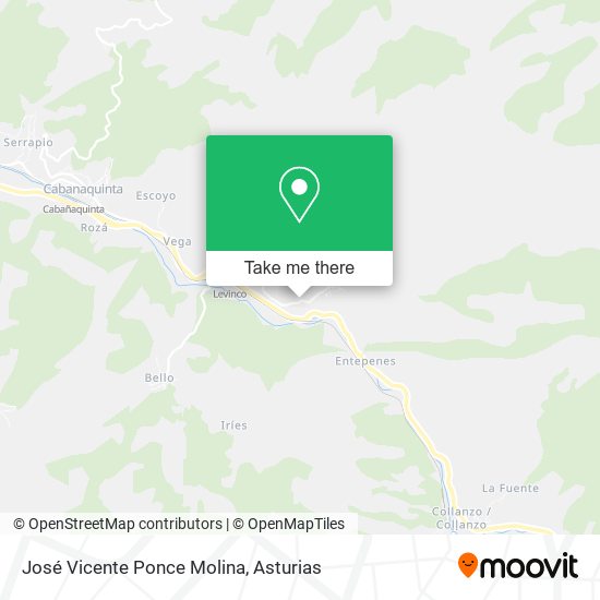 José Vicente Ponce Molina map