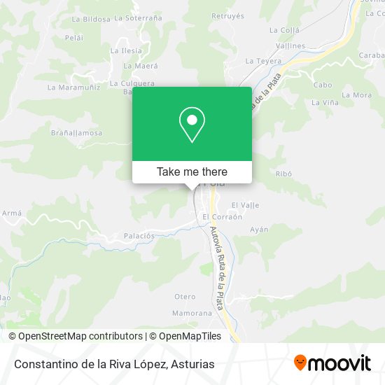 Constantino de la Riva López map