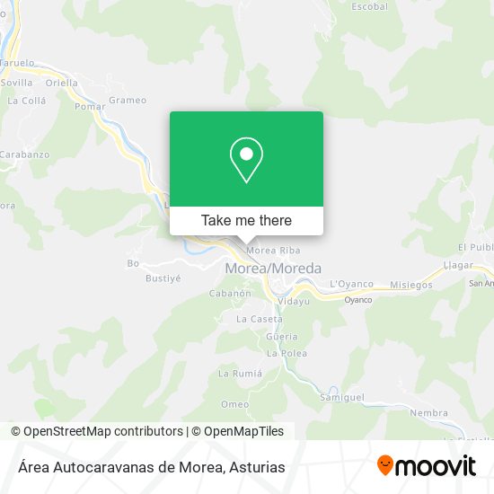 Área Autocaravanas de Morea map