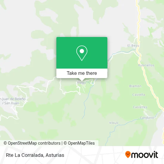 Rte La Corralada map
