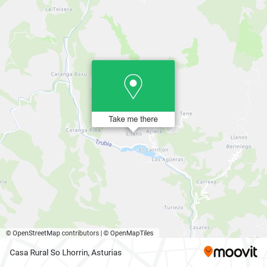 Casa Rural So Lhorrin map