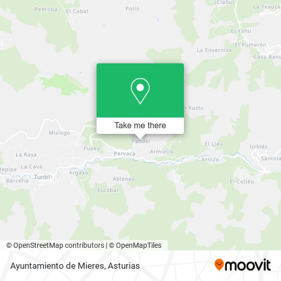 Ayuntamiento de Mieres map