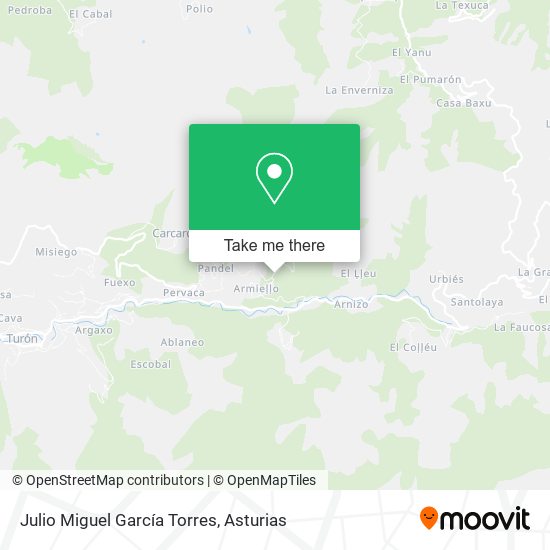 Julio Miguel García Torres map