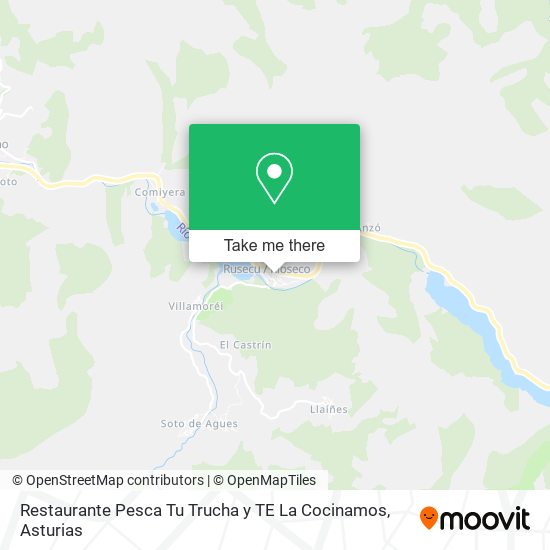 Restaurante Pesca Tu Trucha y TE La Cocinamos map