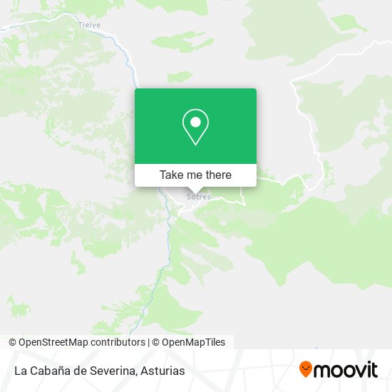 mapa La Cabaña de Severina