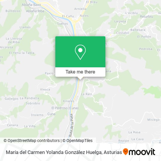 María del Carmen Yolanda González Huelga map