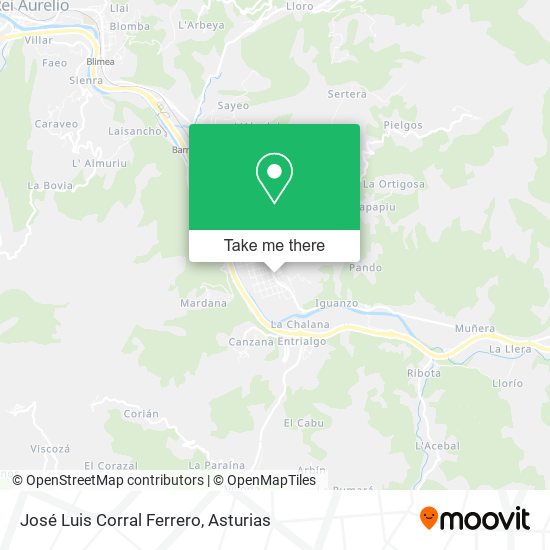 José Luis Corral Ferrero map