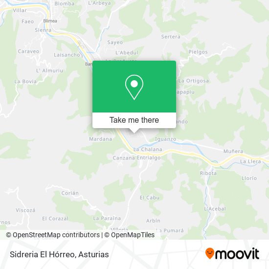 Sidreria El Hórreo map