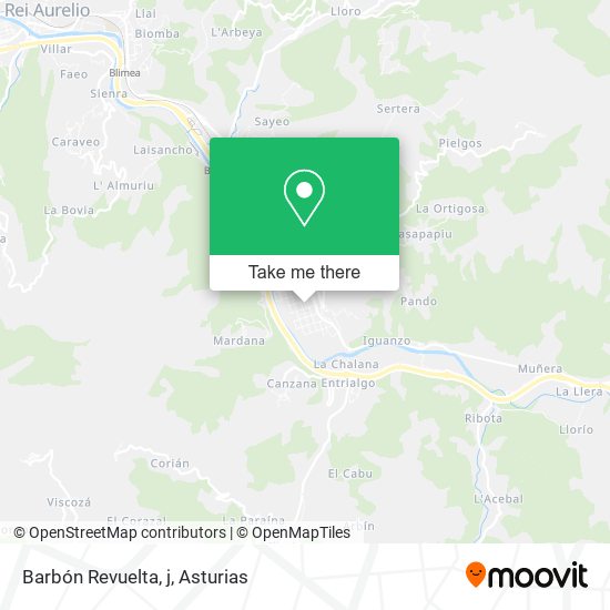 Barbón Revuelta, j map