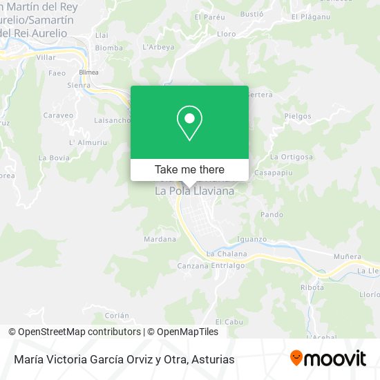 María Victoria García Orviz y Otra map