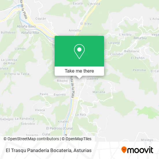 El Trasqu Panadería Bocatería map