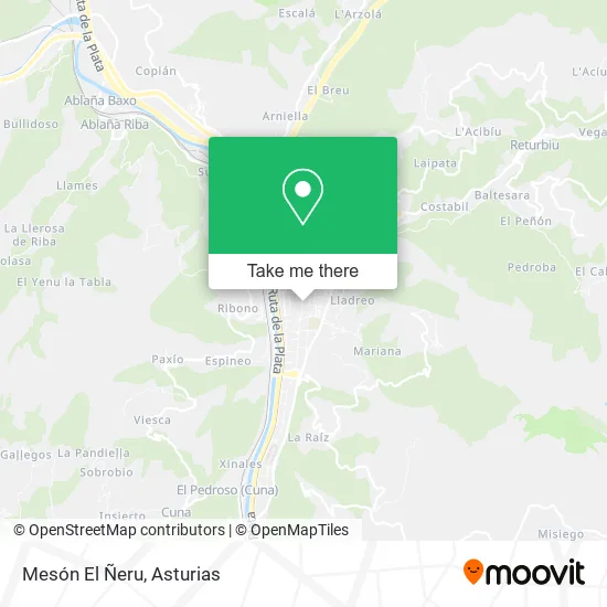 Mesón El Ñeru map