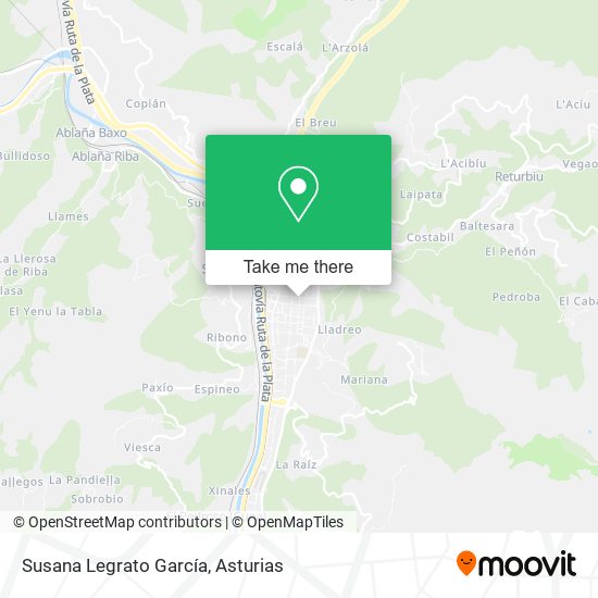 Susana Legrato García map