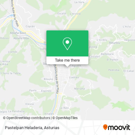 Pastelpan Heladería map