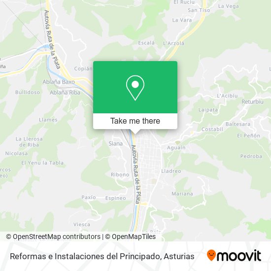 Reformas e Instalaciones del Principado map