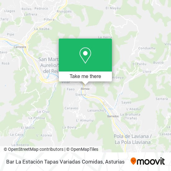 Bar La Estación Tapas Variadas Comidas map