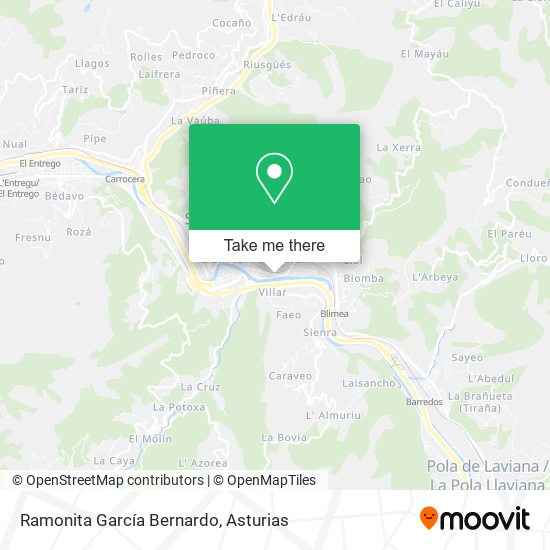 Ramonita García Bernardo map