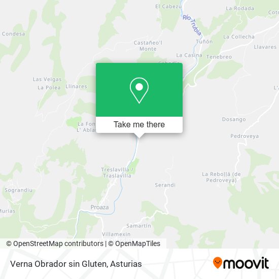 Verna Obrador sin Gluten map