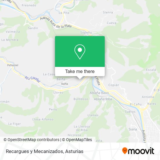 Recargues y Mecanizados map