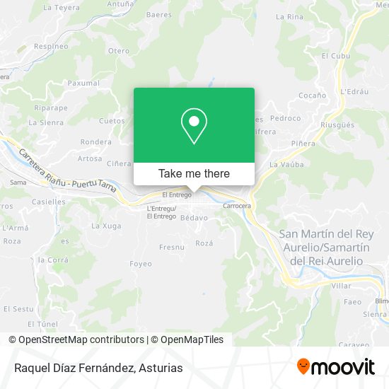 Raquel Díaz Fernández map