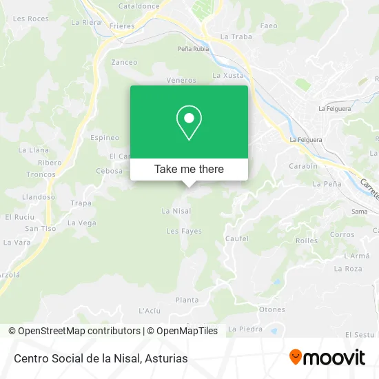 Centro Social de la Nisal map