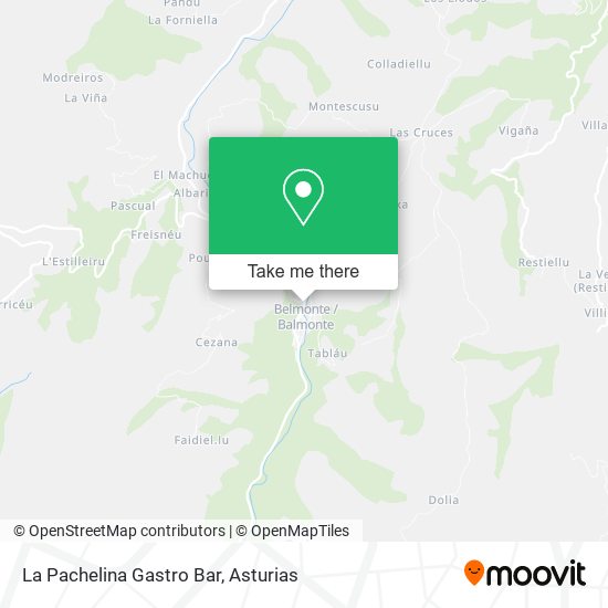 La Pachelina Gastro Bar map