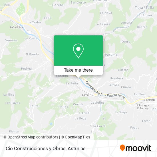 Cio Construcciones y Obras map